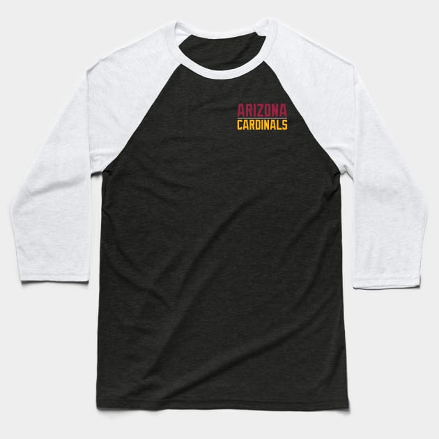 Arizona Cardinals Small Logo Baseball T-Shirt by CovpaTees